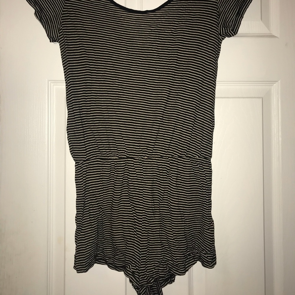 Short sleeve romper